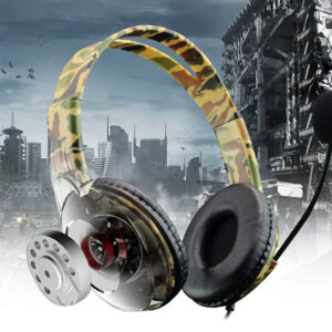 1.2m Wire Game Headphones Gaming Headsets Stereo Over Head Earphone PC