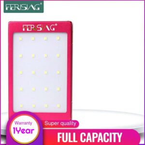 100% Capacity Power Bank Solar Panel 15600mAh Powerbank Dual USB
