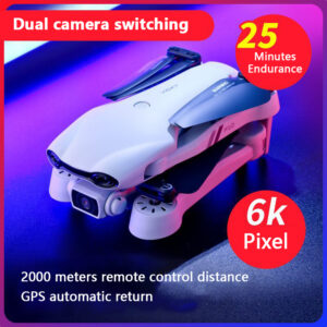 Drone 6K HD Dual Camera With GPS 5G WIFI Wide Angle FPV Real Time