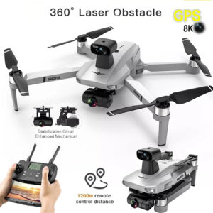 KF102 GPS Mini Drone 8K Profesional Quadcopter With Camera Dron 2 Axis