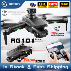 RG101 MAX Drone GPS Professional Dual 8K HD Camera FPV RC 3KM 4K Aerial