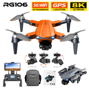 RG106 Drone 4K Profesional Dual Camera GPS Fpv Drone With 3 Axis