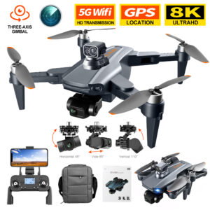 RG106 Drone 8K Dual Camera Profesional GPS Drones With 3 Axis Brushless