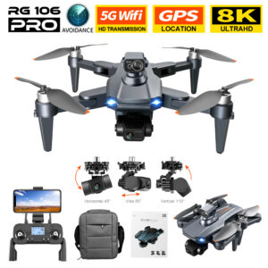 RG106 Drone 8K Profesional GPS 3 Km Quadcopter With Camera Dron 3 Axis