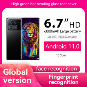 Smartphone M11 Ultra 7.3 Inch Dual Card Unlocked 5G Android Cell Phone