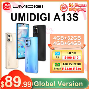 World Premiere Umidigi A13S 4gb+32 / 64GB 6.7" HD+ Display Smartphone