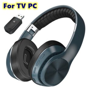 8D Stereo PC TV Wireless Gamer Headphones With Mic & Laptop Tablet