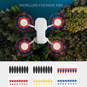 8PCS Quick Release Propeller Blades Foldable Low Noise Propellers For