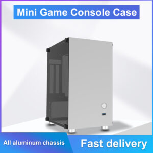 9.9L All Aluminum ITX PC Gaming Case Portable Mini Desktop Chassis With
