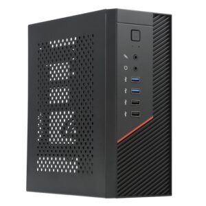 A09P 4.2L Desktop Mini ITX Case Small 1U Power Supply HTPC Chassis Game