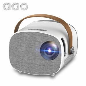 AAO YG230 Mini Projector Portable For Support 1080P Video Movie Beamer