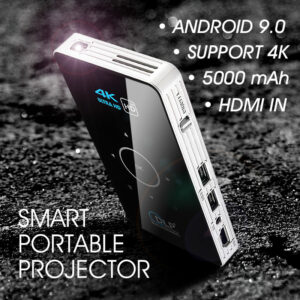 Alston C6 Mini DLP Projector 4K Android 9.0 WIFI Bluetooth Portable