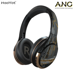 ANC Gaming Headset Studio Wireless Earphone Stereo Over Ear Headphone