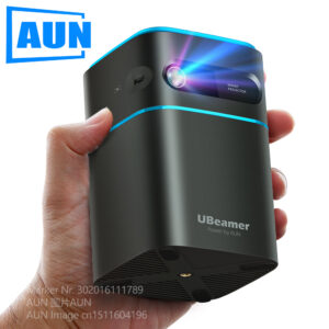 AUN Laser Projector Ubeamer 1 Pro Android 9 MINI Projector 4K Video