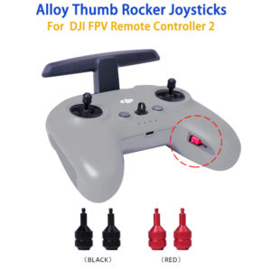 Aluminum Alloy Control Sticks Storable Thumb Rocker Joysticks For DJI