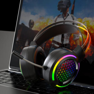 Bentoben Wired Gaming Headset 7.1 Surround Sound Stereo Earphones USB