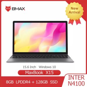 BMAX X15 Laptop 15.6 Inch Intel Gemini Lake N4100 UHD Graphics 600 8GB
