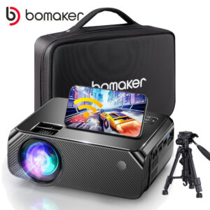 Bomaker HD Mini Projector GC355 Native 1920 X 1080P LED Android WIFI