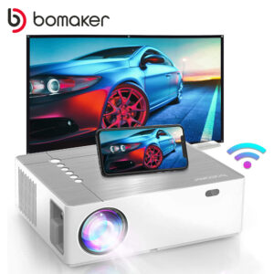 Bomaker HD Mini Projector Native 1920 X 1080P LED Android WIFI