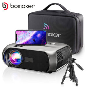 Bomaker LED Projector Android WIFI Full HD Support 1080P 300 Inch Big