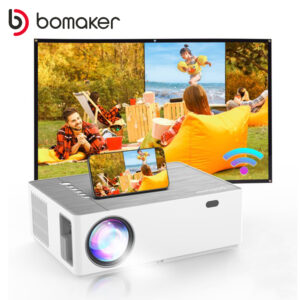 Bomaker Newest 1080P Projector Option Android 10.0 1920x1080 Full HD