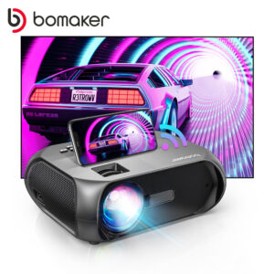 Bomaker S5 HD LED Projector Home Cinema 150ANSI Lumens Support 1080P HD