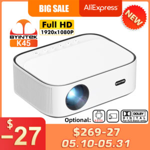Byintek K45 Full HD 4K 1920x1080p LCD Smart Android 9.0 WIFI LED Video
