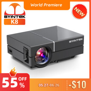 Byintek K8 Mini LED HD Portable 1080P 150INCH Home Theater Digital LCD