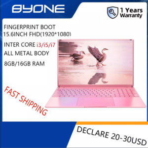 BYONE 15.6 Inch Gaming Laptop Intel Core I3 / I5 / I7 Fingerprint Unloc
