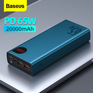 Baseus 65W Power Bank 20000mAh Portable Charging Power Bank