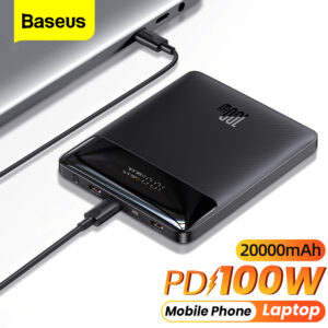 Baseus PD 100W Power Bank 20000mAh Power Bank USB C Portable External