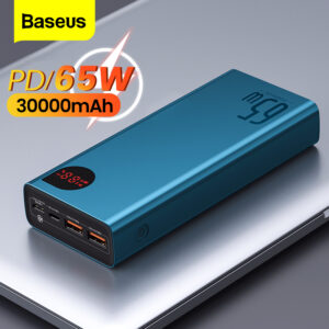 Baseus PD 65W Power Bank 30000mAh QC4.0 Portable Charging External