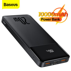 Baseus Power Bank 10000mAh External Battery 20000 mAh Power Bank PD 20W