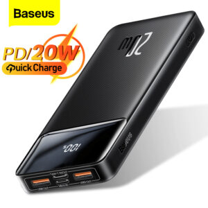 Baseus Power Bank 20000mAh Portable Charger Power Bank 10000mAh External