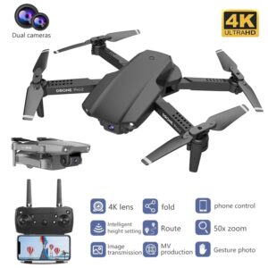 Best E99 PRO2 Drone 4K Optical Flow Quadrocopter With Dual Cameras