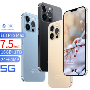 Best I13 Pro Max 5G Smart Phone 16g+1tb 24mp+64mp 5800mAh Three Camera