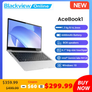 Blackview ACEBOOK1 Gaming LAPTOP14 Inch Intel Gemini Lake N4120 Lapto