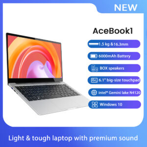 Blackview Laptop ACEBOOK1 Intel Gemini Lake N4120 Gaming Laptop 14 Inch