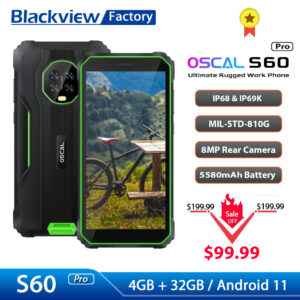 Blackview Oscal S60 Pro IP68 Smartphone 4GB 32GB 5580mAh Battery Mobile