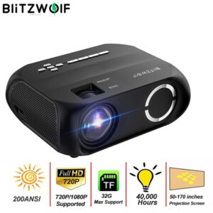 Blitzwolf BW VP11 LCD LED HD Projector 1280x720p 200ANSI Home Cinema