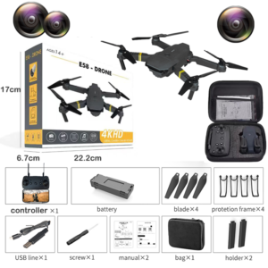 Boxed E58 Pro To Send Storage Bag HD 4K Camera WIFI FPV With Wide Angle