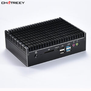 Chatreey KC10F Mini PC Fanless Intel Core I5 I7 Desktop Gaming Computer