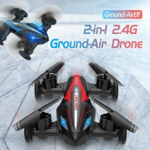 D85 2 In 1 RC Drone Helicopter Land And Air 2.4G Dual Mode UAV