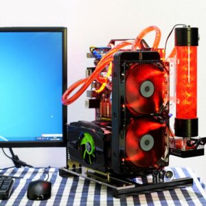 DIY Open PC Case For ATX / M ATX / ITX Chassis Vertical Overclocking