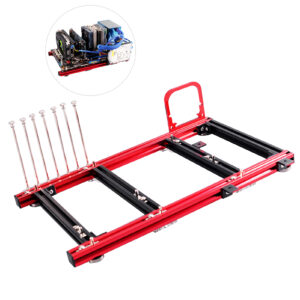 DIY PC Case Mini Aluminum Alloy Computer Open Frame For ITX / M ATX /
