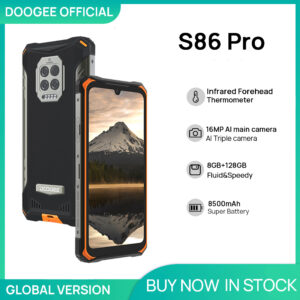 Doogee S86 Pro Rugged Smart Phone 8gb+128gb Infrared Thermometer Mobile