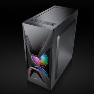 Desktop Computer Case ATX Full View Side Transparent PC Support ATX /