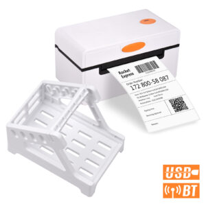 Desktop Thermal Shipping Label Printer With Label Holder For 4x6