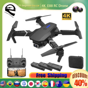 Drone E88 4K Aerial Camera RC Drone Pro FPV HD 1080P Shooting Camera