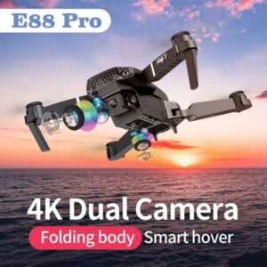 E88 Pro Drone 4K HD Dual Camera Wide Angle Visual Positioning 1080P